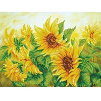 Hazy Daze Sunflowers